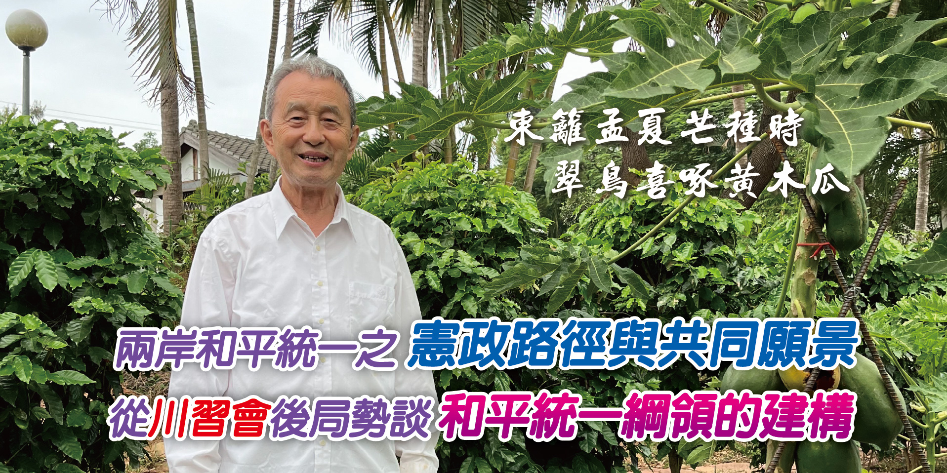 兩岸和平統一之憲政路徑與共同願景從川習會後局勢談和平統一綱領的建構